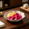 thumbnail image 5 of FeiFu Plastic Flower Shaped Serving Bowl 8.46in, Petal Design Fruit Snack Tray, Decorative Candy Dish for Coffee Table Living Room, Platos de plástico en forma de flor, 5 of 6