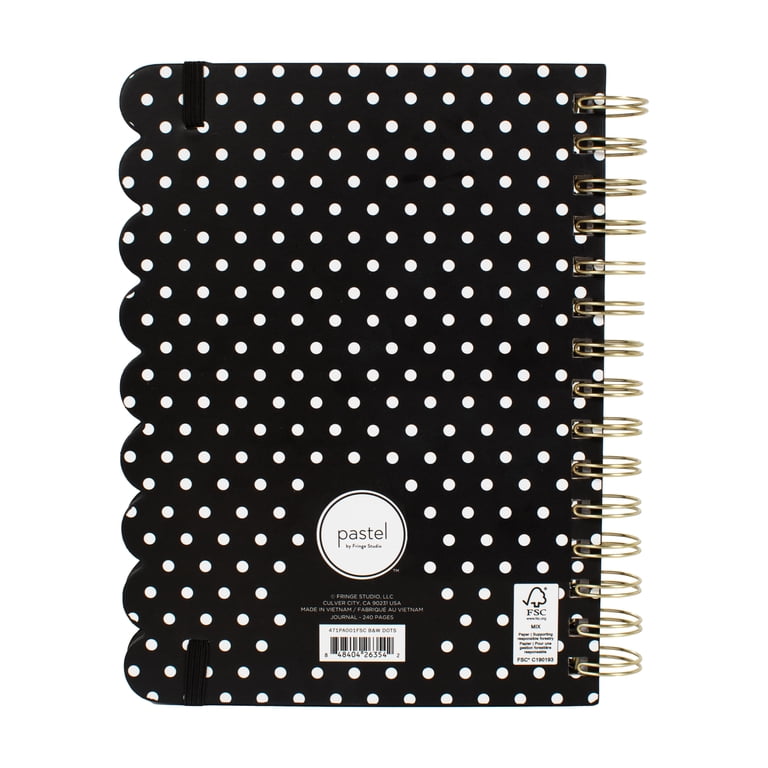 Hardcover Spiral Journal with Scalloped Edge photo 7
