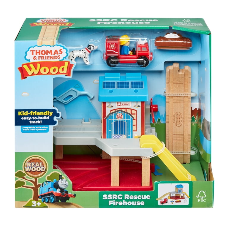 Thomas & Friends Wood Eco Rescue Firehouse Set - Walmart.com Thomas & Friends Wood Eco Rescue Firehouse Set - Walmart.com