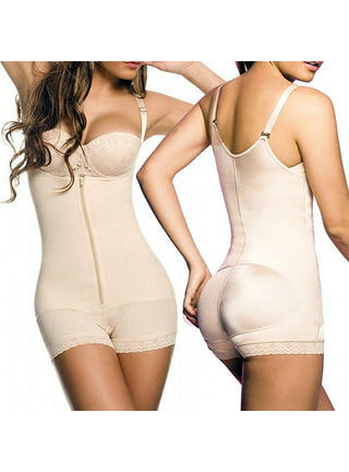 Shapewear & Fajas-Fajas Colombianas. Light Shaper Thermal Boxer Body Shaper  For Women Tummy Firm For Dress 