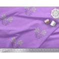 thumbnail image 2 of Soimoi Georgette Viscose Fabric Leaves & Floral Artistic Printed Craft Fabric by the Yard 42 Inch Wide, 2 of 3