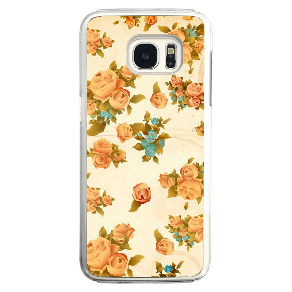Image Of Vintage Faded Floral Rose Pattern Samsung Galaxy S7 Clear ...