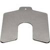 5 Piece, 4 Inch Long x 4 Inch Wide x 0.1 Inch Thick, Slotted Shim Stock