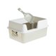 thumbnail image 5 of Cajas de arena grandes para gatos con lados altos, jaula, orinal para gatitos para animales pequeños Blanco Yuyangstore Bandeja de arena para gatos, 5 of 8