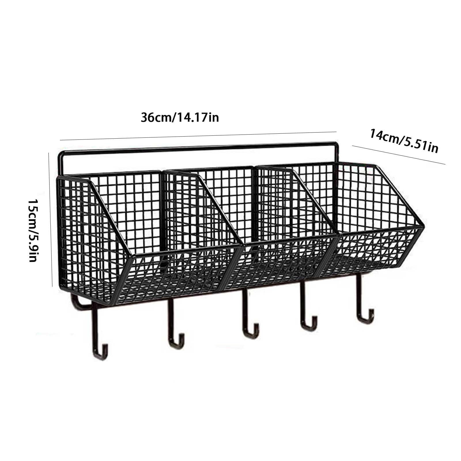 Magnetic Shelf for Fridge- 35 lbs Capacity, Large Storage Bins for Fruits, Vegetables, Spices | Rust-Proof Refrigerator Organizer, Space-Saving Kitchen & Pantry Storage