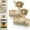 Gold, variant on Bathroom Products Shower Nozzle Butterfly Suction Cup Soap Holder Gold