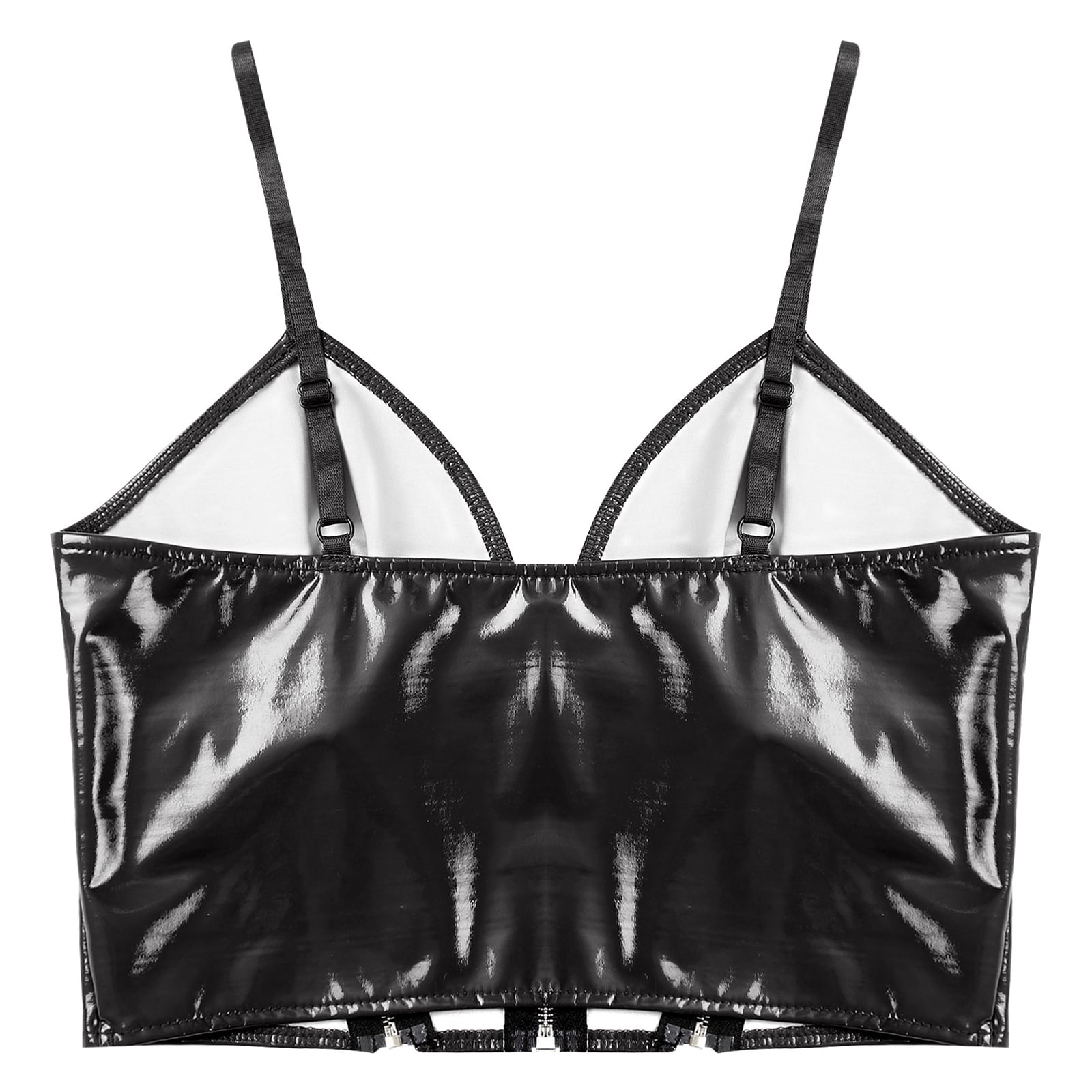 トップス ASCII ART CROPPED CAMISOLE BLACK Gothic Crop Top Aesthetic Harajuku Camis Black Mall Goth