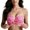 c-Hot Pink, variant on Push Up Drawstring Bandeau Bra for Women Demi Cup Wireless Soft Support Non Slip Convertible Straps Wedding Party Underwear