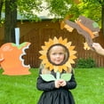 thumbnail image 2 of Big Dot of Happiness Fall Leaves - Sunflower, Apple and Scarecrow Decorations - Harvest Party Large Photo Props - 3 Pc, 2 of 7