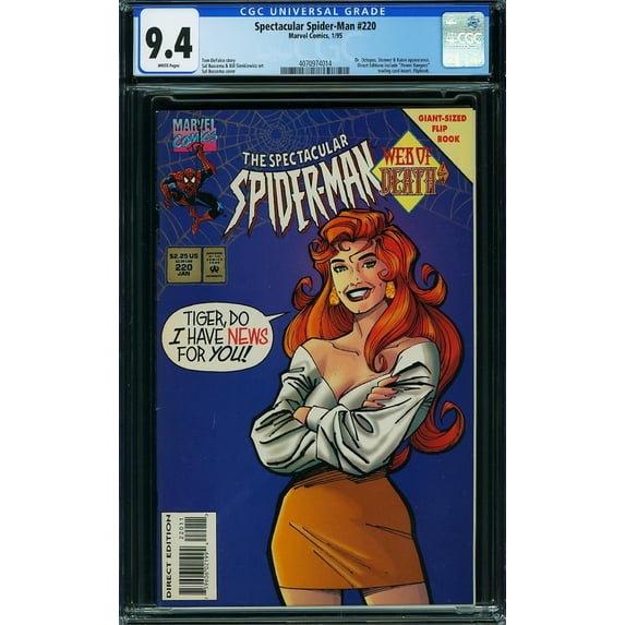 Spectacular Spider-Man #220 - CGC 9.4 Comic Book