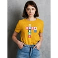 thumbnail image 2 of Not Today Crossword Design T-Shirt Women -Image by Shutterstock, Female 5X-Large, 2 of 4