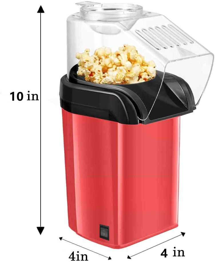 Hot Mini Air Popcorn Popper for Home 3 Minutes Fast Making Healthy Oil Free  Smart Popper Gift Set Maker Electric No Oil High Pop Rate Personal Small