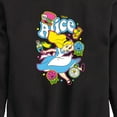 thumbnail image 3 of Disney - Alice In Wonderland - Alice Stickers - Toddler & Youth Crewneck Fleece Sweatshirt, 3 of 5