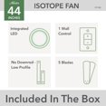 thumbnail image 2 of Casablanca Fans - Isotope - 5 Blade Ceiling Fan with Light Kit In Modern, 2 of 13