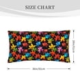thumbnail image 2 of Kdxio Rainbow Colorful Maple Leaves Pattern Pillowcase with Envelope Closure,20" x 36" Pillow Cases,Gifts for Men or Women-No pillow, 2 of 5