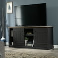 thumbnail image 3 of Sauder Black Farmhouse TV Stand with Oak Accent for TVs up to 70", Raven Oak Finish, 3 of 13