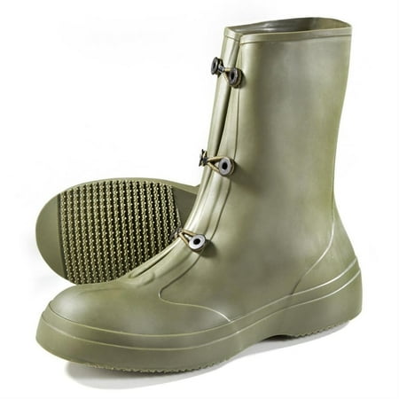 

Military NBC Protection Slip Resistant Rubber Overboot Green Size 7