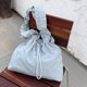 thumbnail image 4 of Bolso de hombro simple para mujer con correa con cordón bolsos de fin de semana bolso de playa de verano, 4 of 9