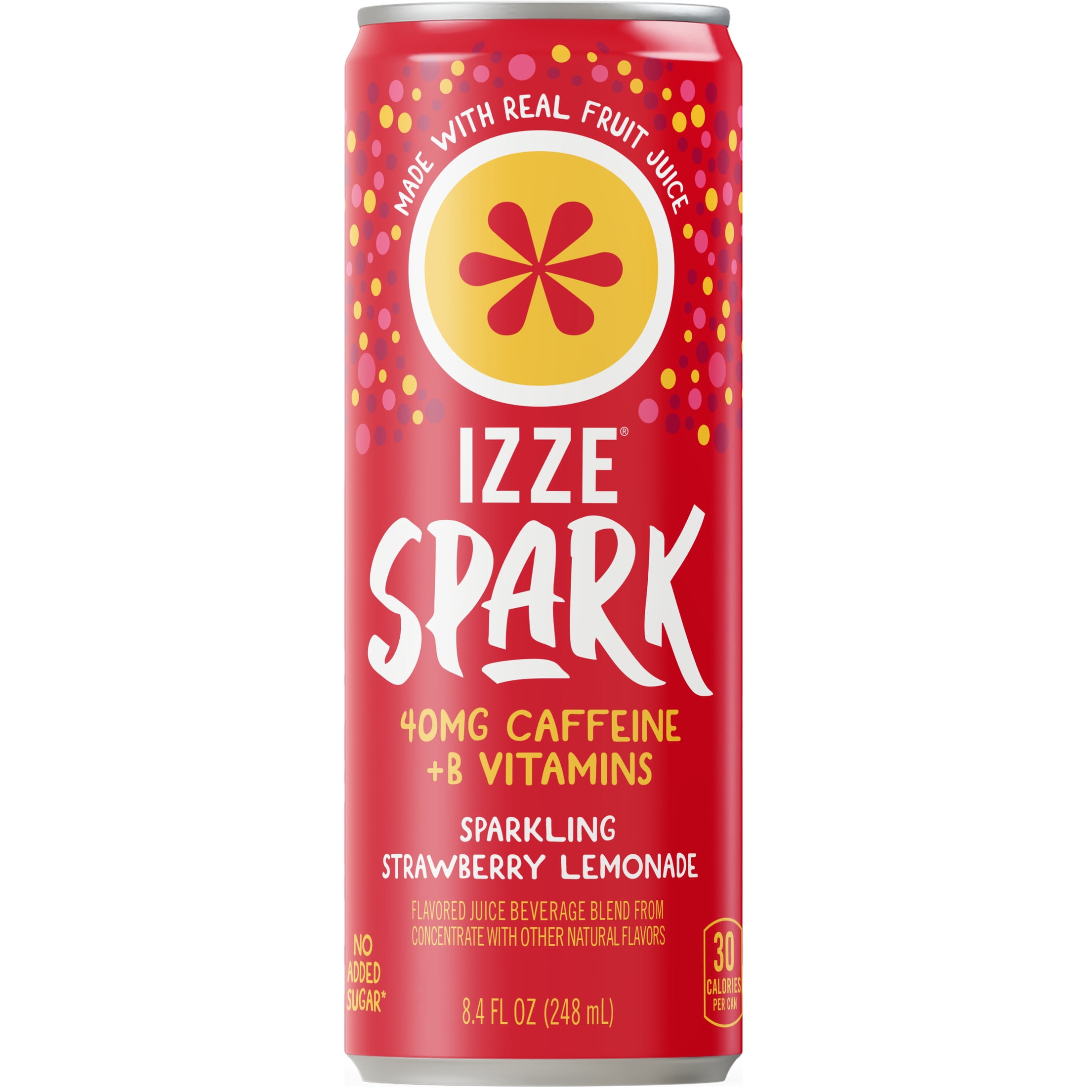 IZZE Sparkling Peach Juice Beverage 8.4 Fl Oz Can - Walmart.com