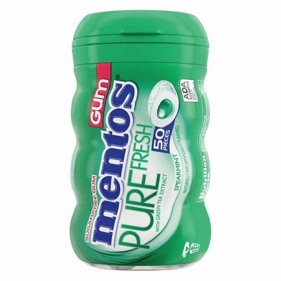2PK - Mentos Spearmint Gum, 3.5 oz