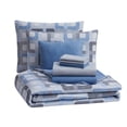 thumbnail image 6 of CURATED COLLECTION 12-Piece Bed in a Bag Blue & Gray Geometric, Queen, 6 of 13