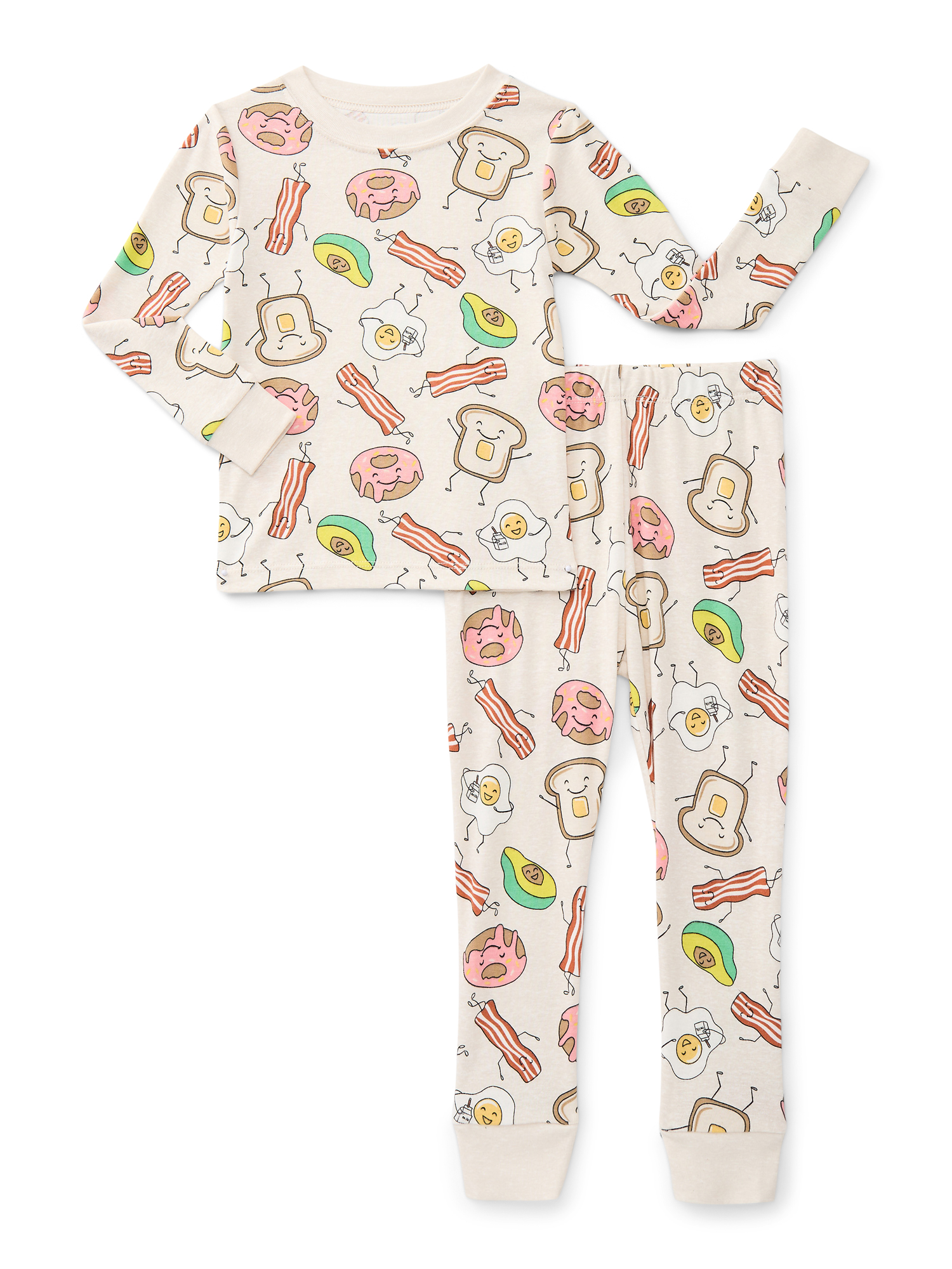 Wonder Nation Snug-Fit Cotton Pajama Set