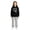Black, variant on Girls Boys Fleece Sweatsuit Pullover Hooded Sweatshirt & Jogger Sweatpants Cute Heart Graphic Outfits Lightweight Tracksuit