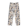 thumbnail image 2 of Vsdgher Cute Cats Print Mens Pajama Pants Sleep & Lounge Pants, PJ Bottoms With elastic waistb and Pockets, 2 of 5