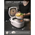 thumbnail image 2 of Arrocera Toshiba de 1,4 L, 6 tazas, sin cocinar, con Fuzzy Logic, color blanco, 2 of 7