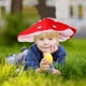 thumbnail image 2 of NUOBESTY Gorro de hongo de peluche creativo, disfraz decorativo, sombrero divertido para fiestas infantiles, 2 of 7