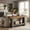 Barnwood + gray oak contrasting colors, variant on Farmhouse Console Dining Table – 2-Tier Long Entryway Table with Open Storage – Rustic Gray Oak Narrow Sofa Table – 1.2 Meters