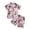D-Multicolour, variant on Girls 2 Piece Pajama Set Short Sleeve Shirt and Shorts with Bow Print Homewear Outfit Kids Sleepwear