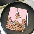 thumbnail image 3 of Tuohive Cartoon Capybara iPad Case for iPad 10th Generation(2022//2023) 10.9in Auto Wake Sleep Case Anti drop Pen Holder iPad Case, 3 of 9