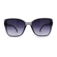 thumbnail image 1 of Womens Chic Oversize Cat Eye Butterfly 90s Designer Sunglasses Grey Smoke, 1 of 5