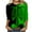 QR1-Green, variant on VKOYWKM Women Halloween Tops 3/4 Sleeve Funny Skeleton Graphic Tees Fall Crew Neck Loose Fit Theme Halloween T-Shirts