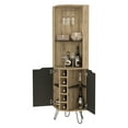 thumbnail image 3 of Boahaus Douglas Bar Cabinet, Macadamia / Black Wengue, 3 of 5