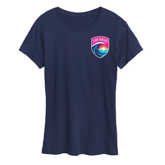 National Women's Soccer League - San Diego Wave Logo Short Sleeve Graphic T-Shirt