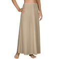 thumbnail image 2 of Women's Shadowline 4711628 Flare Half Slip 28 Inch (White M), 2 of 4