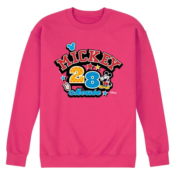 Disney - Mickey Mouse - All Star on Mickey's Team - Men's Crew Neck Fleece Pullover