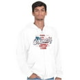 thumbnail image 5 of Pure Country Religious American Flag Zip Up Hoodie Men's Women's Brisco Brands X, 5 of 6