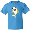 thumbnail image 3 of Inktastic Cute Shark, Little Shark, Yellow Shark Youth T-Shirt, 3 of 5