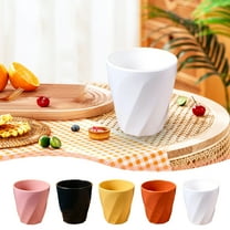 Multi-Purpose Plastic Cups - Colorful Reusable Cups for Shoppers, Practical Daily Use Drinkware for Christmas & Valentine's Day Beverages & Snacks, Festive Gathering Cups, 3.34*8.5in, White