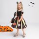 thumbnail image 3 of Vestidos sin mangas de calabaza para niña, disfraz de Halloween para niños, 3 of 5