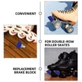 thumbnail image 3 of Raindrops 2pcs Double-Row Roller Skating Stopper Skate Toe Stop Brake Jam Plug Skate Supply, 3 of 8
