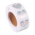 thumbnail image 1 of CIMAXIC Party 1 Roll of 500PCS Heart Shape Sticker Self-adhesive Gift Labels Sticker Label Decals Creative Roll Label Sticker for Gift Party,0.98"X0.98"X0.04", 1 of 4