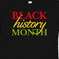 thumbnail image 4 of Inktastic Black History Month- Red, Green, Yellow Boys or Girls Baby T-Shirt, 4 of 5