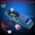 thumbnail image 2 of Timing Control Module 12V Cycle Delay Timing Time Relaying Module Adjustable Delay For Electronics Project Automation, 2 of 8