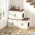 thumbnail image 1 of Halitaa Caja de Arena para Gatos Apilable Grande en MDF, 1 of 7