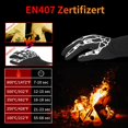 thumbnail image 5 of 1 par de guantes BBQ resistentes a altas temperaturas - negro - 13 (33CM) Ofspeizc LHH-0388, 5 of 5