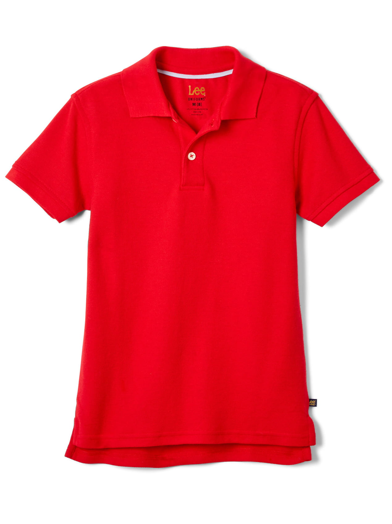 Essentials Boys Short-Sleeve Uniform Pique Polo Bambino 